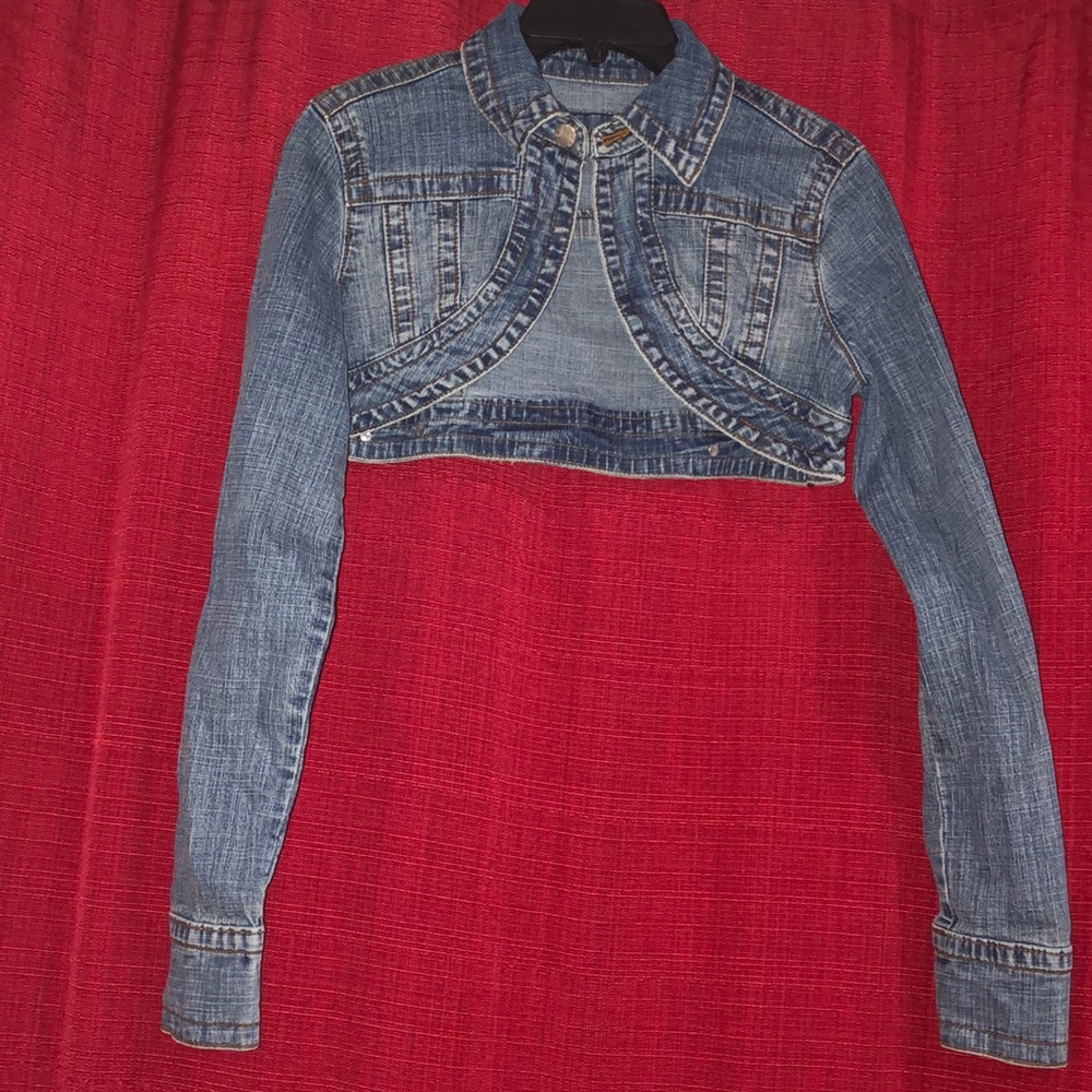 Sexy younique denim cropped jacket